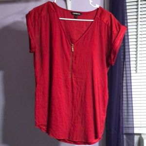 Zip up blouse